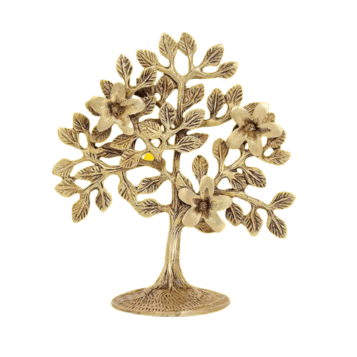 ALUMINIUM TREE SCULPTURE (GOLD)